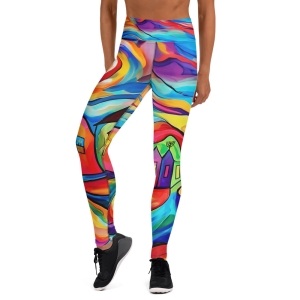 Jerusalem Colors Designer Yoga Leggings