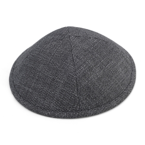 Gray Denim-Style Kippah