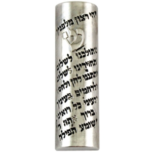 Traveler’s Prayer Car Mezuzah Case with Shin