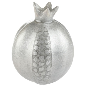Decorative Aluminum Pomegranate – Silver 