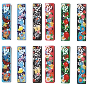 Nature Inspired Wooden Mezuzah Case Set