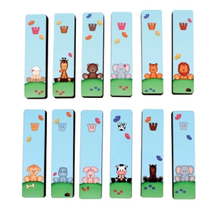 Children's Wooden Mezuzah Case Set