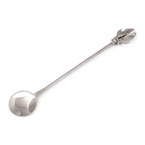 Bier Judaica 925 Sterling Silver Honey Spoon With Bee Design