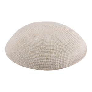 Off-White Hand-Made Knit Kippah