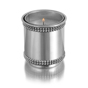 Bier Judaica 925 Sterling Silver Memorial Candle Holder