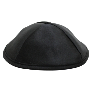 Black Satin Kippah