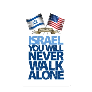 Israel Will Never Walk Alone Magnet