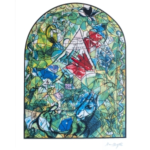 Limited Edition Numbered Marc Chagall Serigraph The Twelve Tribes Issachar