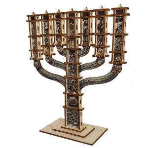 The Knesset Menorah: Do-It-Yourself 3D Puzzle Kit