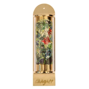  Limited Edition Marc Chagall Mezuzah - 12 Tribes Hadassah Windows - Issachar