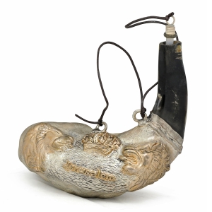 Lion of Jerusalem Silver-Plated Anointing Oil Ram’s Shofar