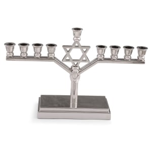 Classic Hanukkah Menorah With Star of David Design