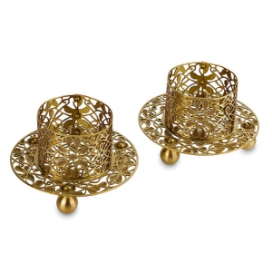 Orit Grader Tealight Leaves Candlesticks 