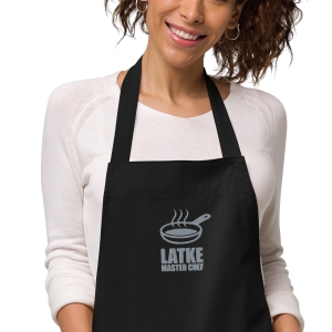 Latke Master Chef Embroidered Apron