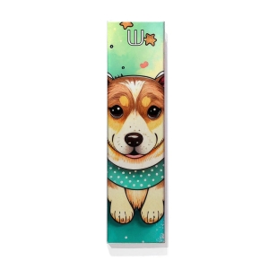 Ofek Wertman Handmade Corgi Dog Design Aluminum Mezuzah Case 