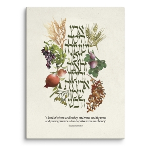 Seven Species Canvas Wall Art