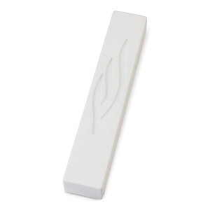 Medium Flame-Shaped Shin Mezuzah Case