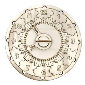 Educational Wooden DIY Clock Puzzle 