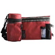 Protective Case For Tefillin With Tallit Bag  - Red