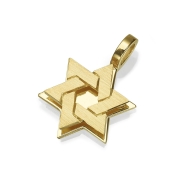 Yaniv Fine Jewelry 18K Gold Bat Mitzvah Star of David Pendant 