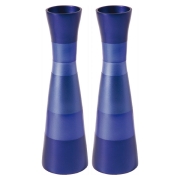 Yair Emanuel Large Anodized Aluminum Candlesticks - Variety of Colors