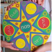 Passover Seder Plate: Do-It-Yourself 3D Puzzle Kit