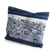Yair Emanuel Jerusalem Embroidery Tallit Bag - Blue