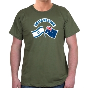 Israel - Australia United We Stand T-Shirt (Choice of Colors)