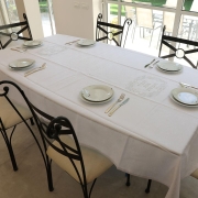 Stylish Shabbat & Holiday Tablecloth (Choice of Sizes)