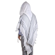 Talitnia Or Tallit - Gray and Silver