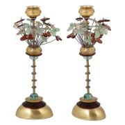 Yair Emanuel and Orna Lalo Polka Dots and Butterflies Candlesticks
