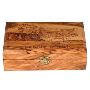 Jerusalem Olive Wood Box
