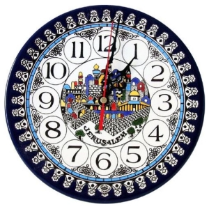 Jerusalem Clock Armenian Ceramic