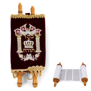 Deluxe Torah Scroll Replica - Small