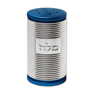 Dorit Judaica Ribbed Salt Shaker - Color Option