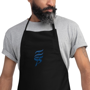Israel 75 Years Embroidered Apron