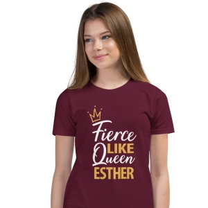 Fierce Like Queen Esther Youth T-Shirt