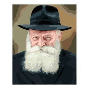 DIY The Rebbe Paint by Numbers - Painting Kit for Kids & Adults