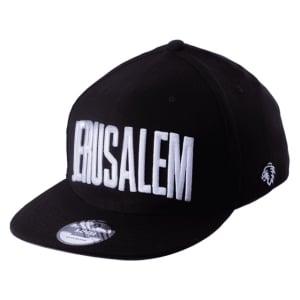 Jerusalem Adjustable Snapback Cap - Black