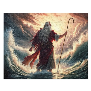 Moses Splitting Red Sea Puzzle 252 / 520 piece