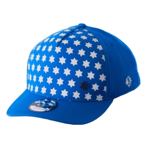 Star of David Adjustable Baseball Cap - Blue
