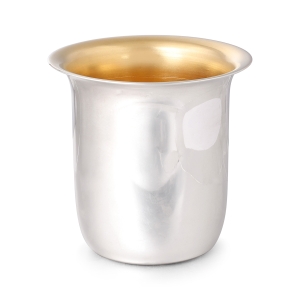Bier Judaica Classic 925 Sterling Silver Children's Kiddush Cup With Lip