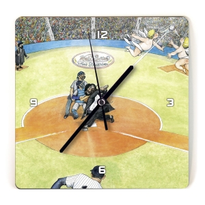 Martin Holt Jewish Humor Wall Clock – Baseball