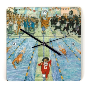 Martin Holt Jewish Humor Wall Clock – Swimming
