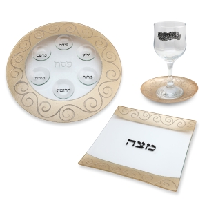 Passover Seder Necessities Set By Lily Art - Ornate Design