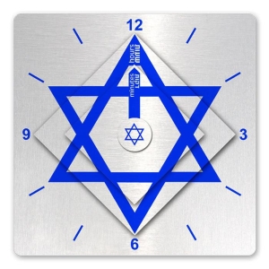 Ofek Wertman Kinetic Star of David Clock