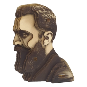 Educational Theodor Herzl 3D Wooden Puzzle Kit