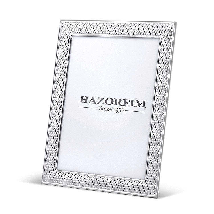 Hazorfim Sterling Silver Plated Photo Frame - Pebbles (Large) - 1