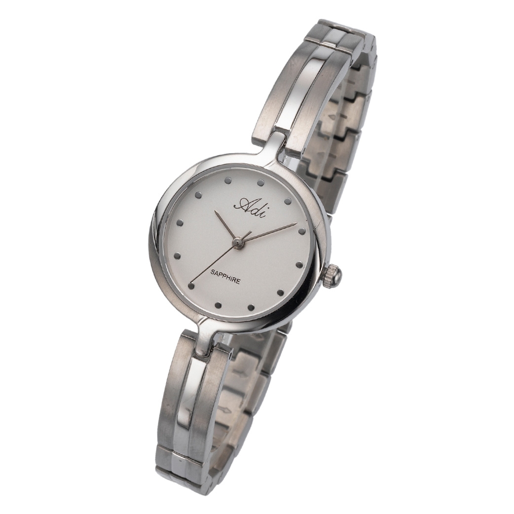 Adi Stainless Steel Watch with Narrow Strap - 1