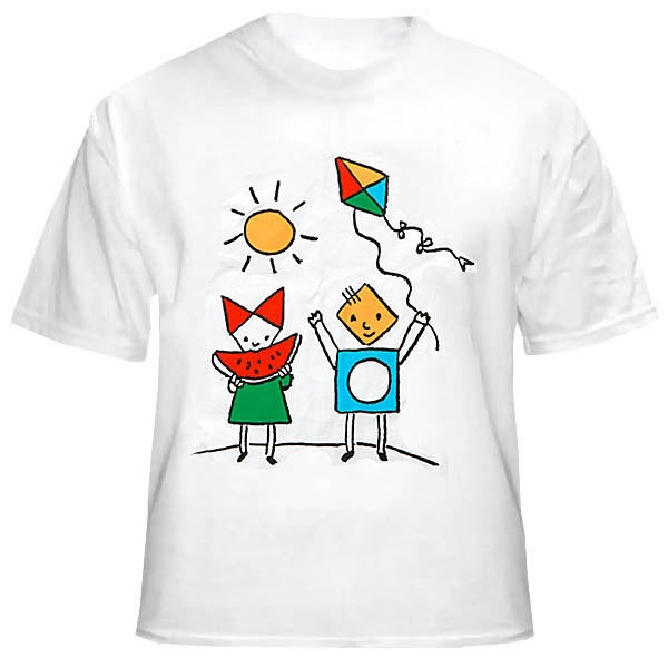  Children's T-Shirt. Israel Museum Mascots. Summer Fun - 1